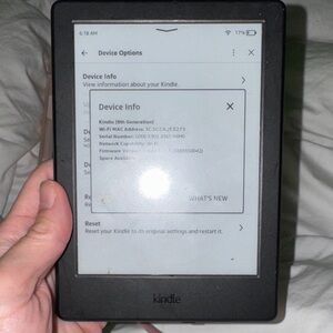 8th Generation Black eBook Reader